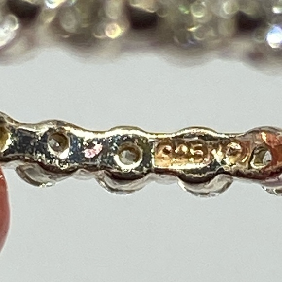 925 ring with CZ’s all around the band (204) - Picture 3 of 7